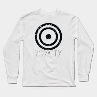 Africa Sankofa Adinkra Symbol "Royalty" Black Colour. Long Sleeve T-Shirt